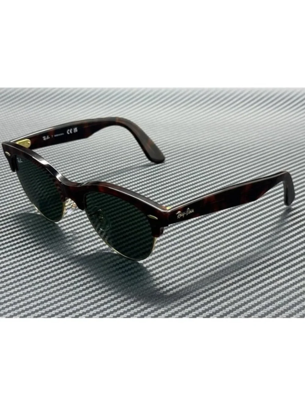 New Ray-Ban Men Havana Gold Sunglasses 54-19-150